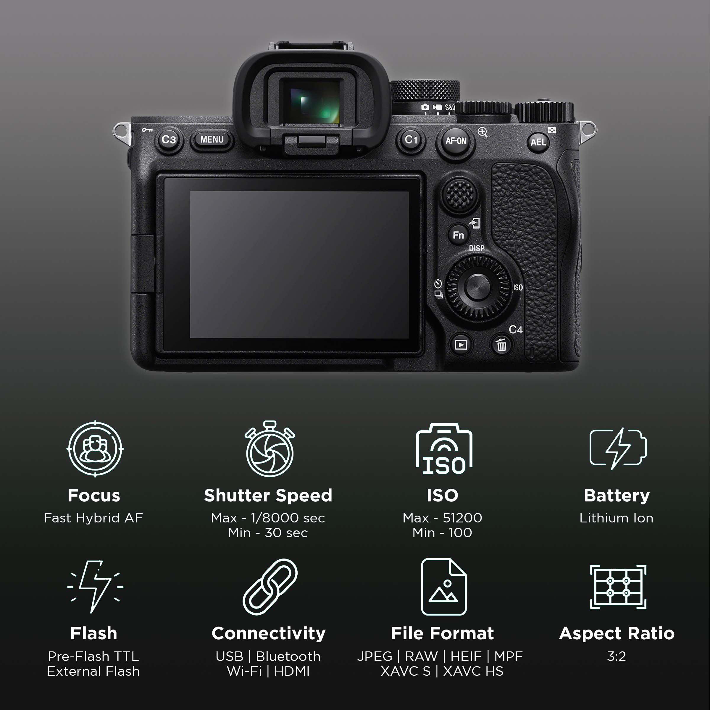 SONY α7Ⅳ Buy SONY Alpha 7 IV 33MP Full Frame Camera (Body Only, 35.9 x 23.9